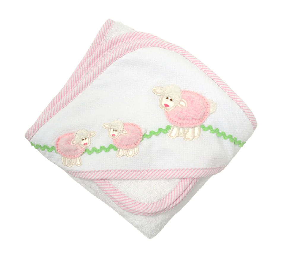 Box Hooded Towel w/ Washcloth