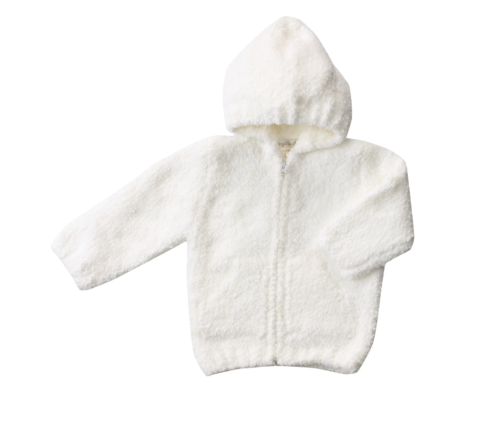 White Chenille Hoodie