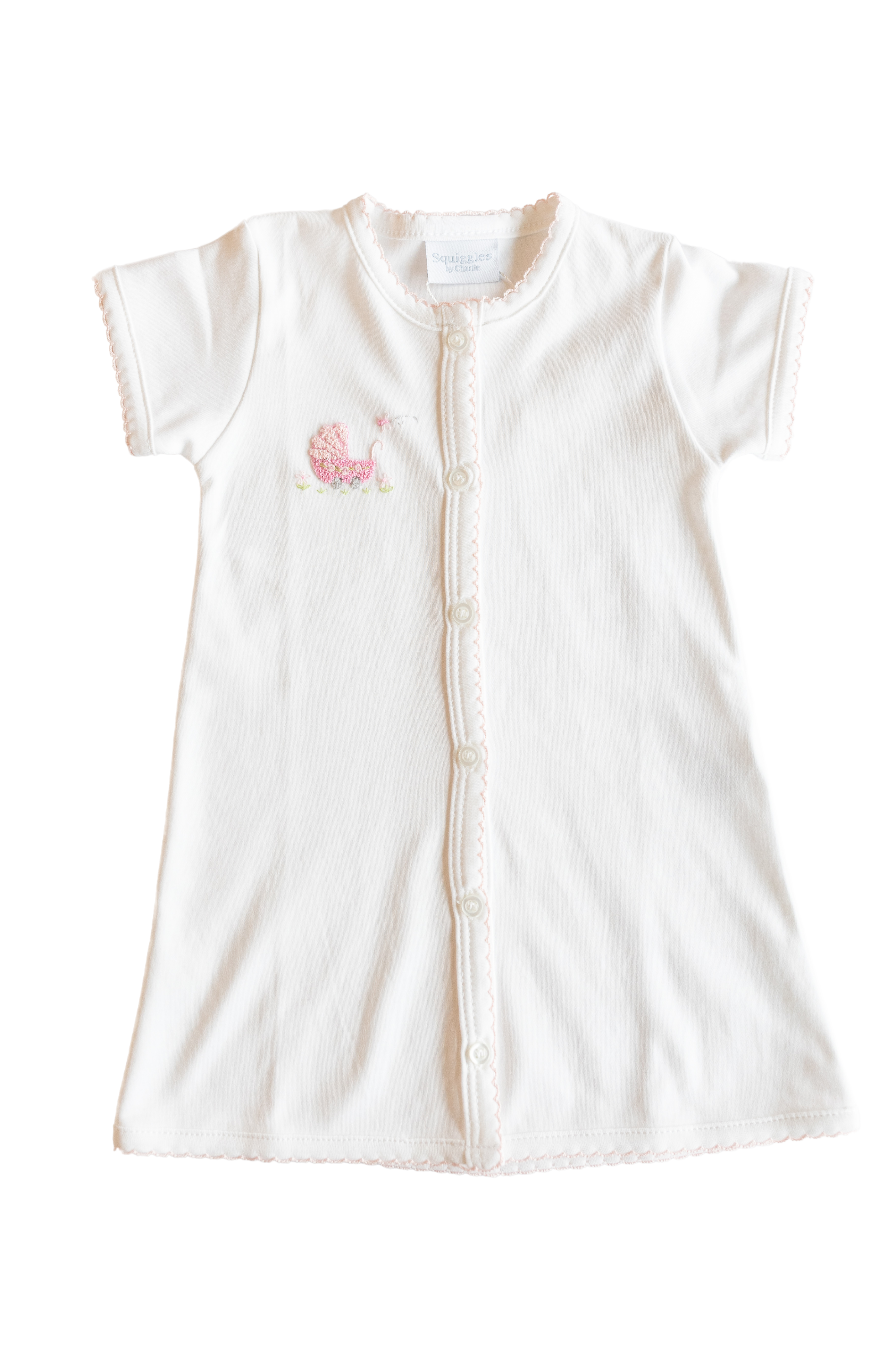 Pink Baby Carriage Daygown