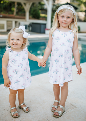 Neely Floral Tie Dress (Toddler)