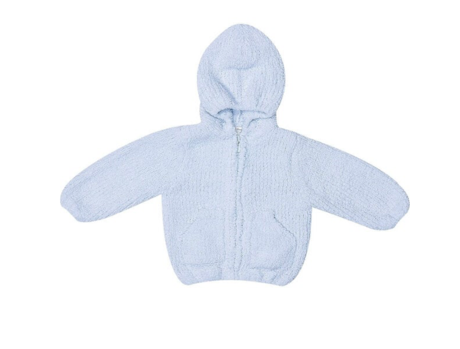 Blue Chenille Hoodie