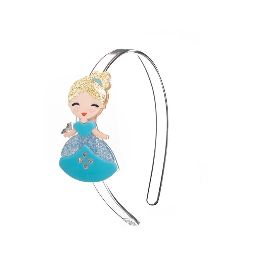 Blue Dress Doll Headband