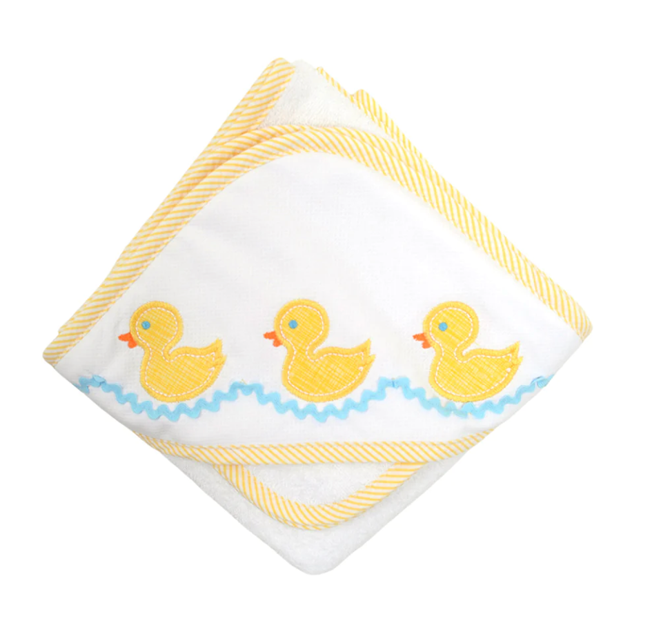 Box Hooded Towel w/ Washcloth