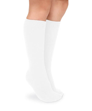 White Cotton Knee Sock