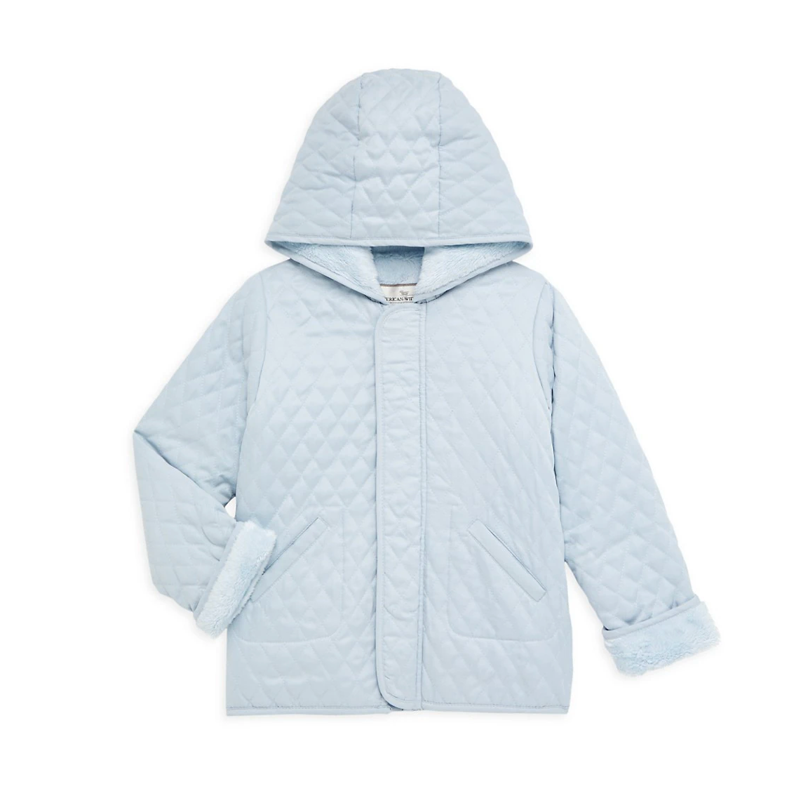 Hooded Barn Jacket - Light Blue (Toddler)