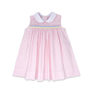 Pink Seersucker Kendall Dress (Toddler)
