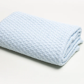 Baby Stonewashed Basket Weave with Binding