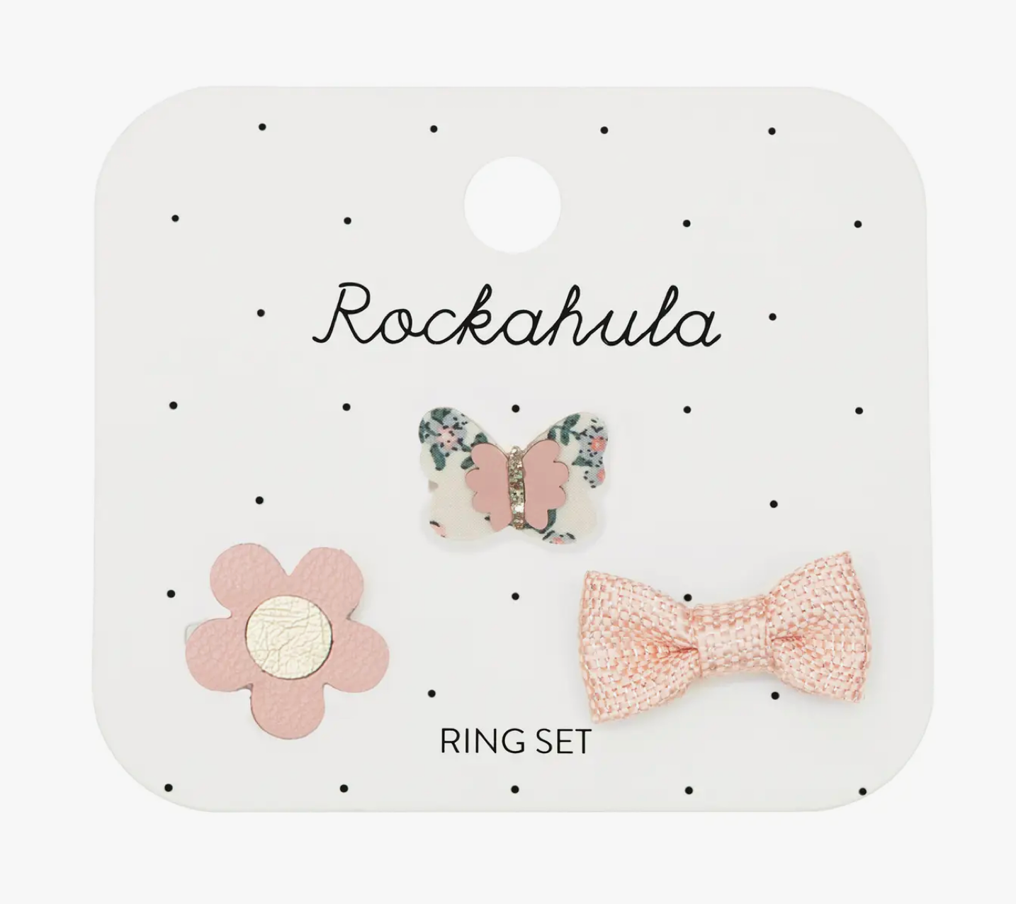 Flora Butterfly Ring Set