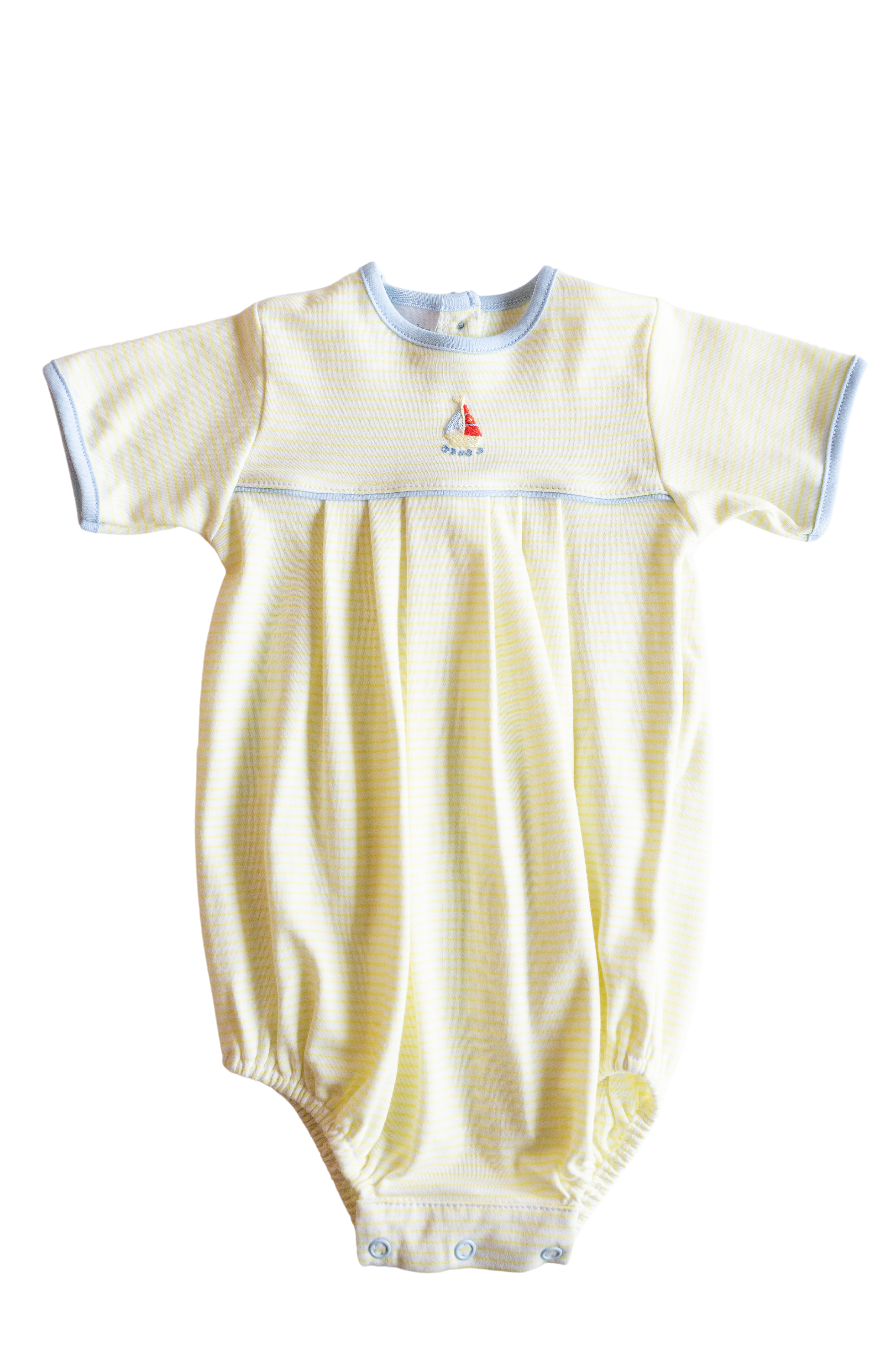Sailboat Pleated Romper (Baby)