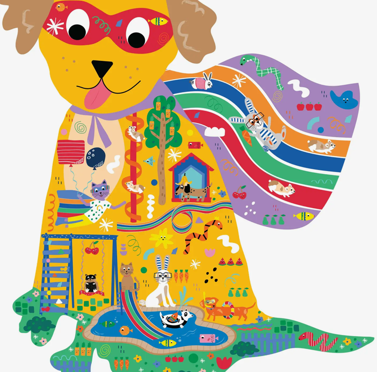 40pc "Super Dog" Jigsaw Puzzle