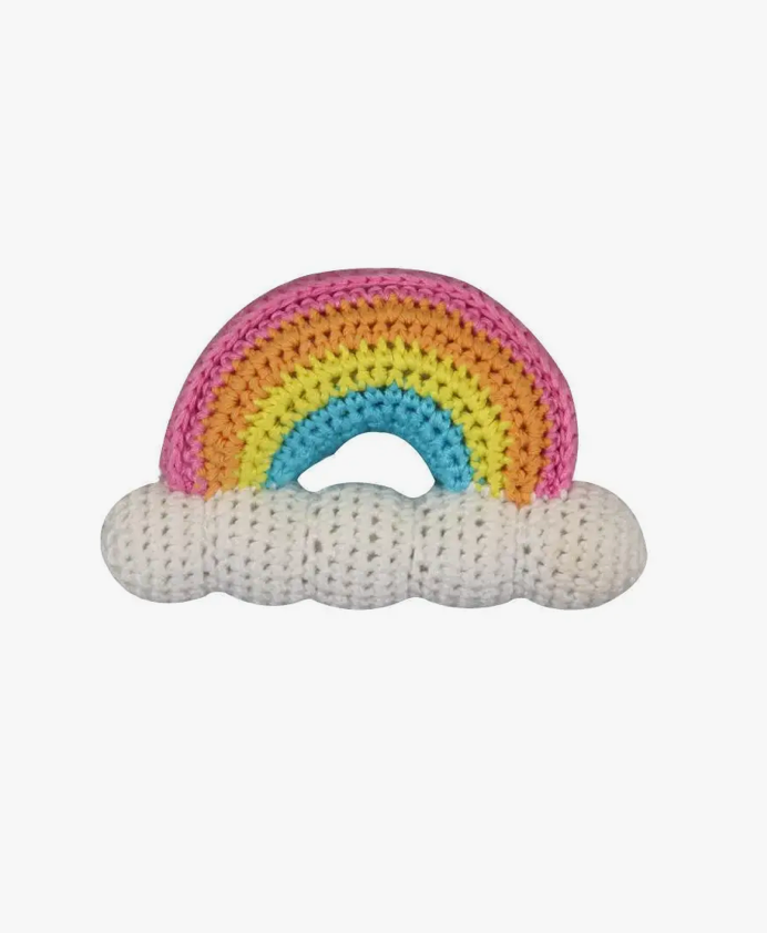 Rainbow Crochet Rattle