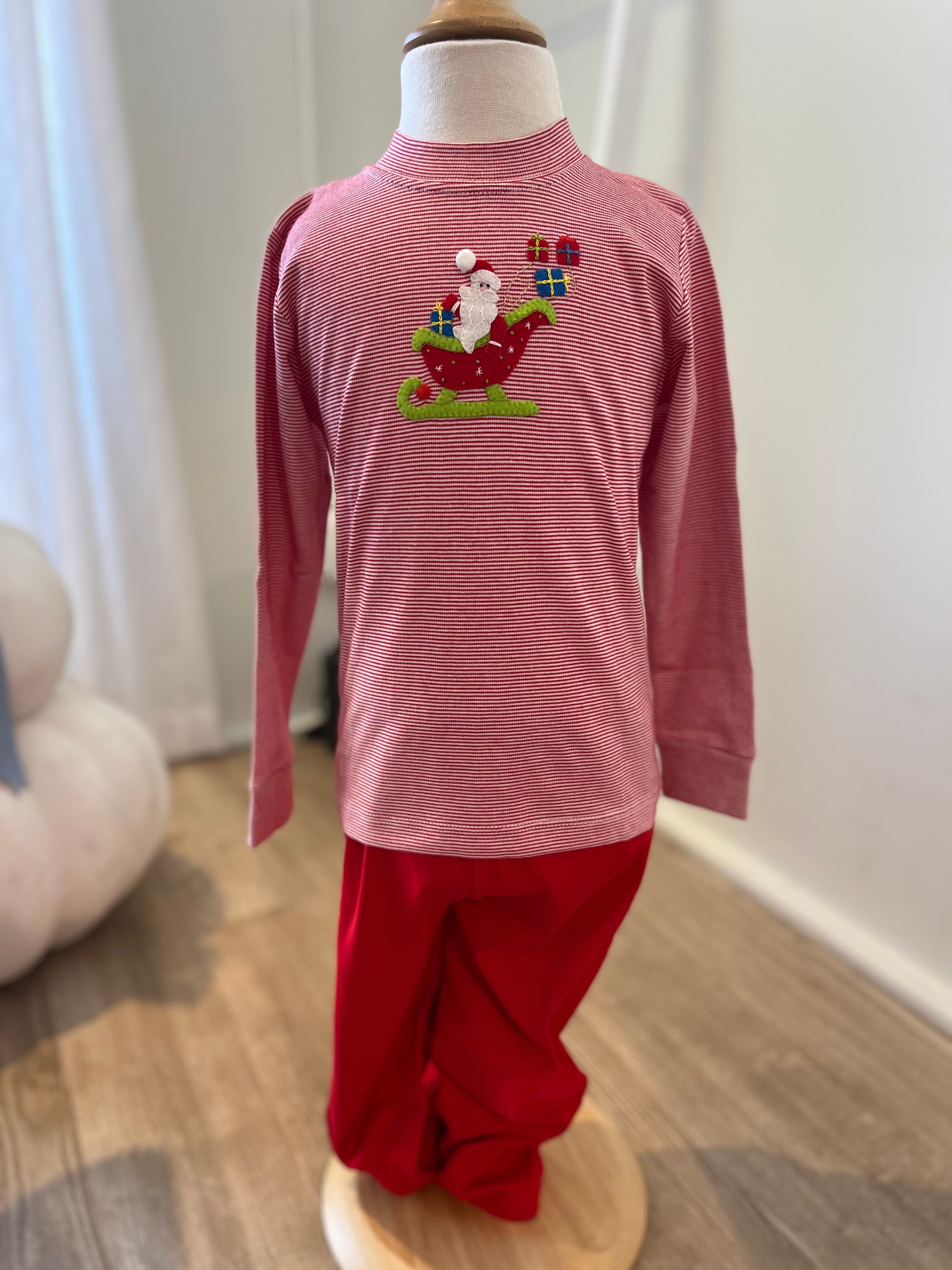 Santa Sleigh Pant Set (Baby)