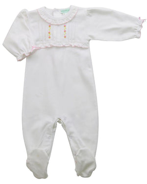 Feathers & Rosebud Footie