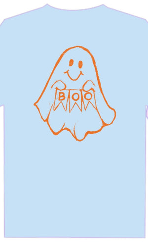 Blue Boo Ghost Tee (Toddler)