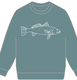 Seafoam Trout Sweatshirt (Kid & Big Kid)