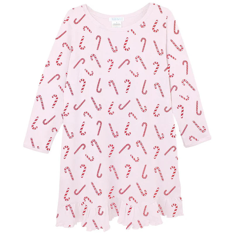 Pink Candy Cane Night Dress (Kid)