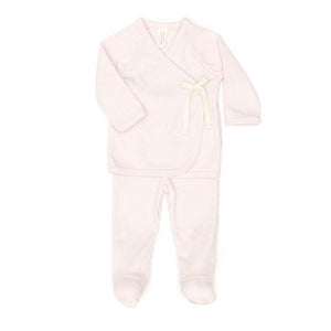 Orchid Ice Pointelle Kimono Set