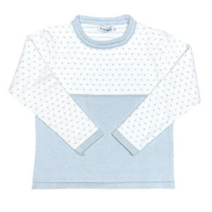 Blue Dot Block Sweater