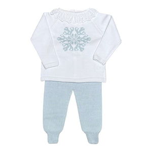 Blue Snowflake Jogger Set (Baby)