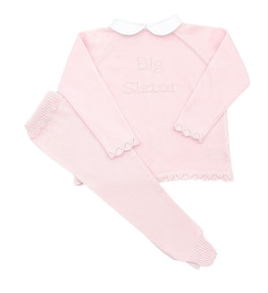 Pink Big Sister Jogger Set