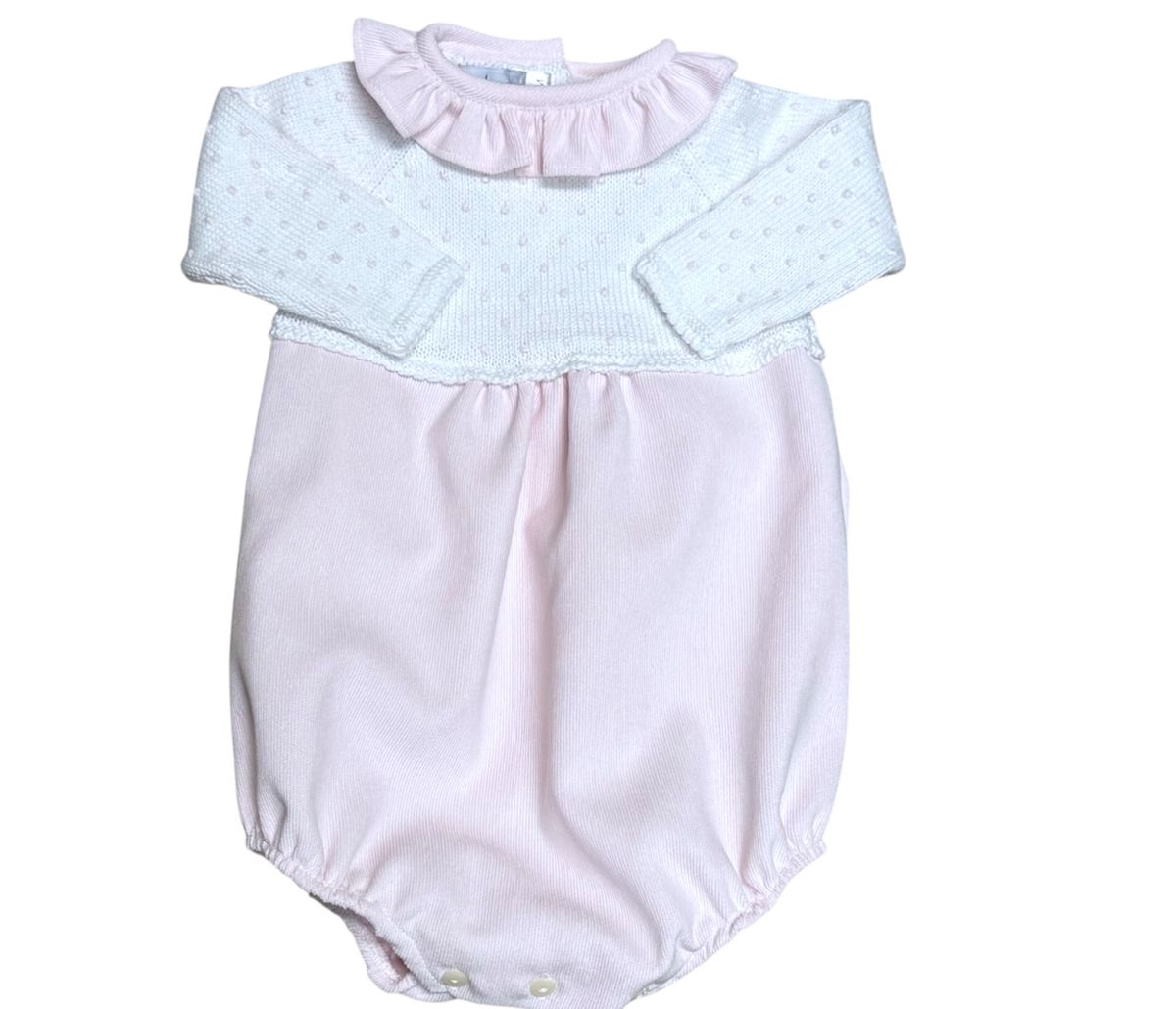 Pink Cord Bitty Dot Bubble (Baby)