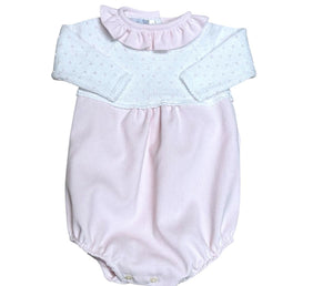 Pink Cord Bitty Dot Bubble (Baby)