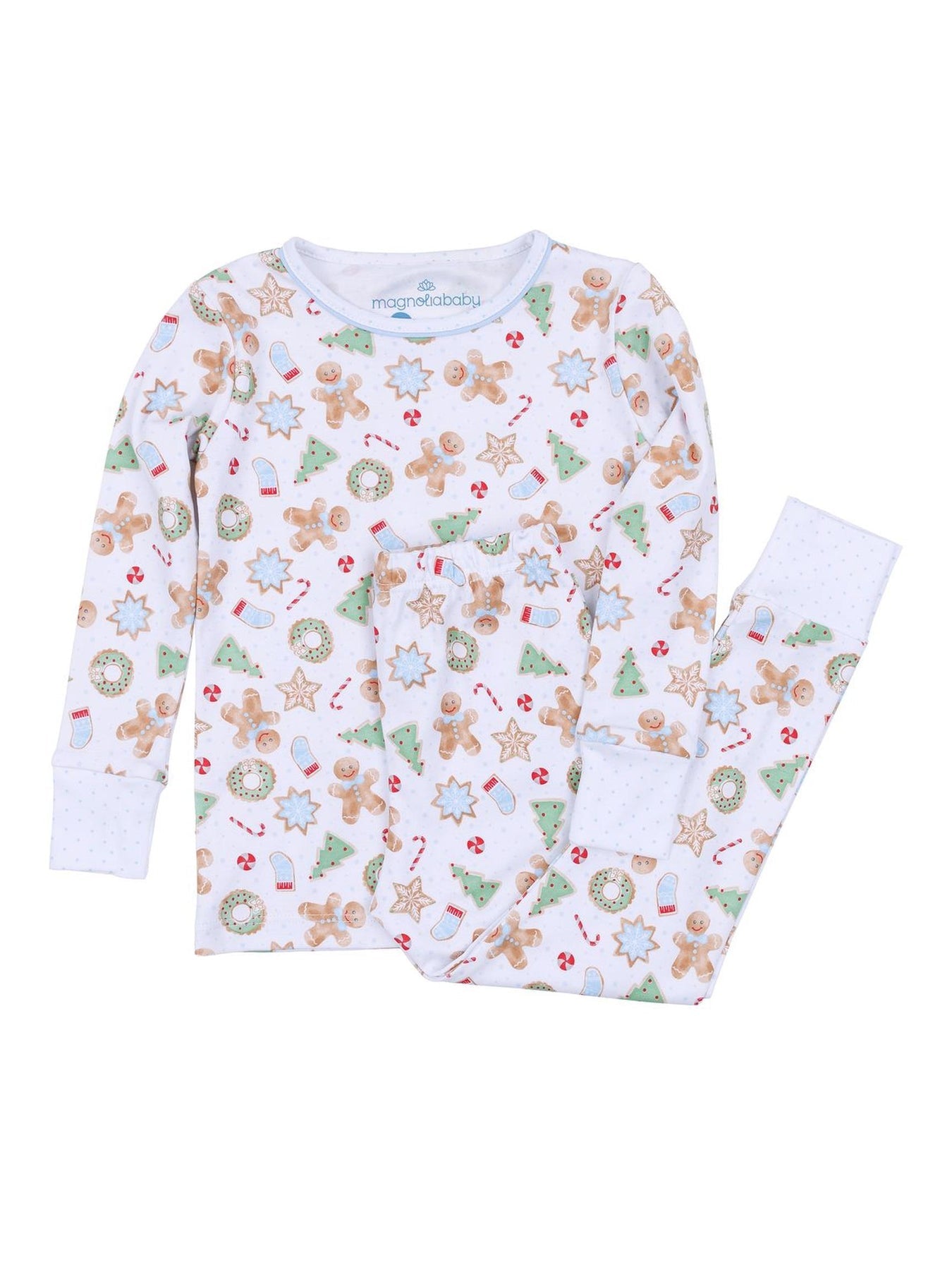 Blue Frosted Wonderland Long Pajama (Kid)