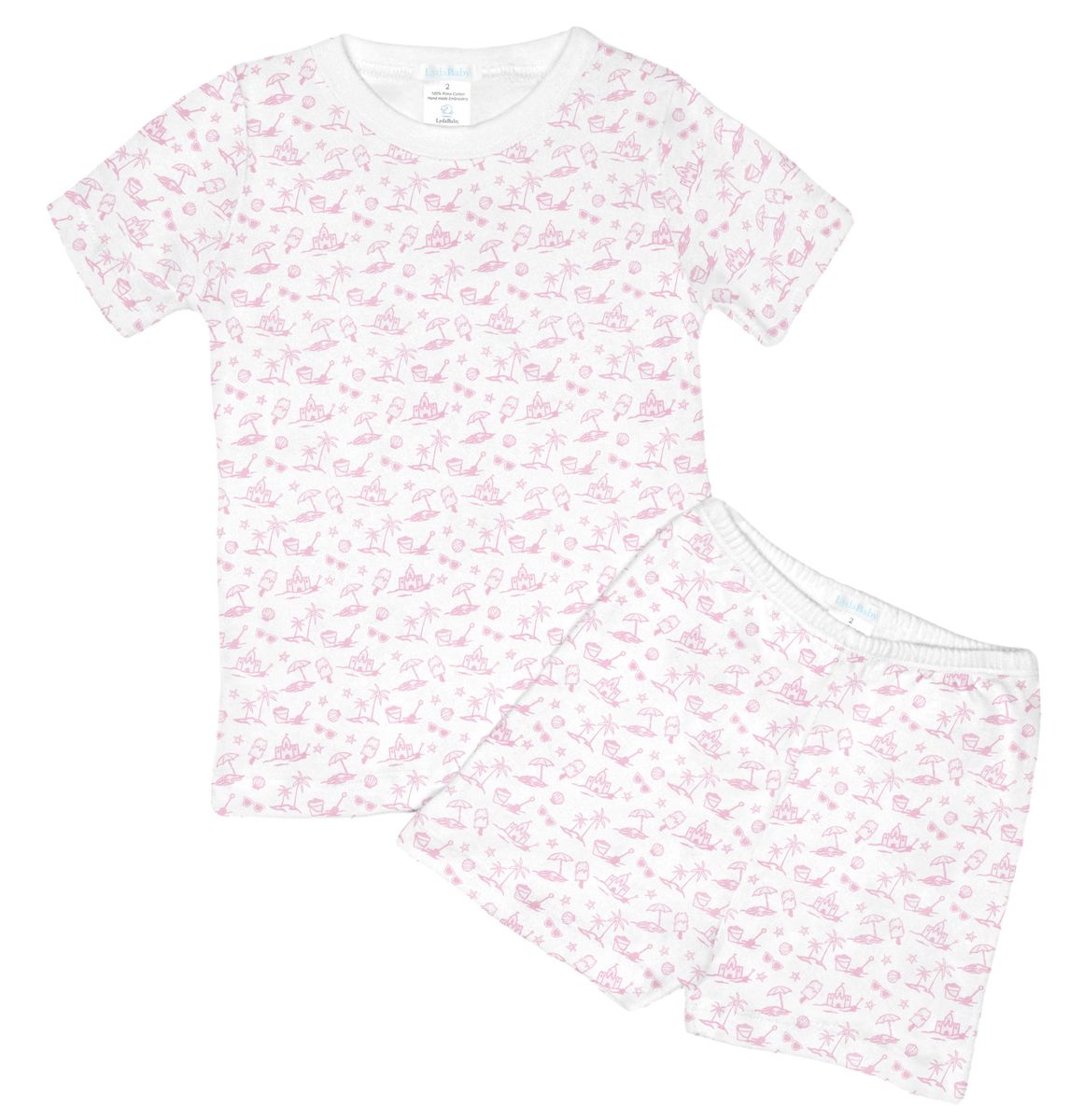 Girl Summer Doodles Two Piece Set