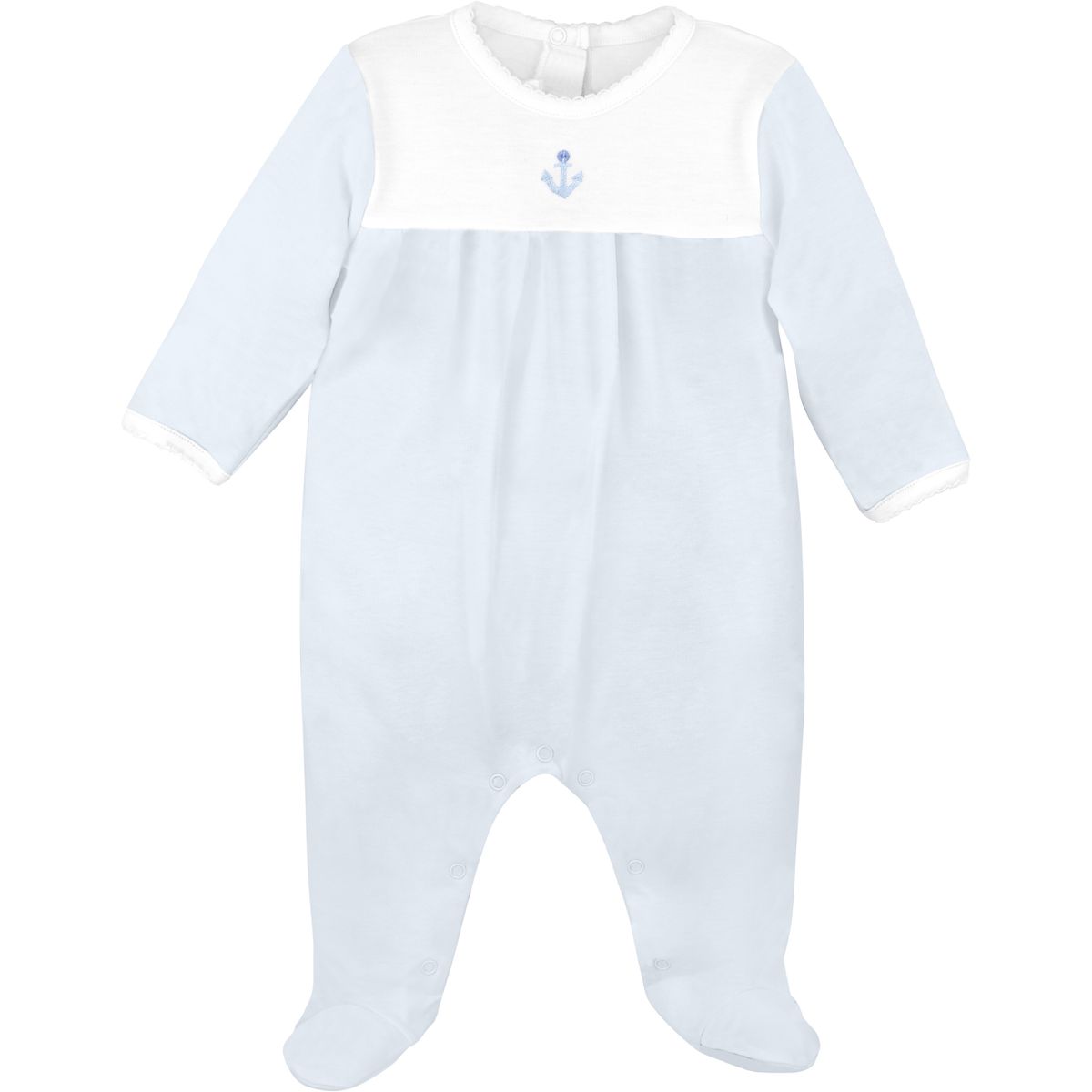 Anchors & Stripes Footie