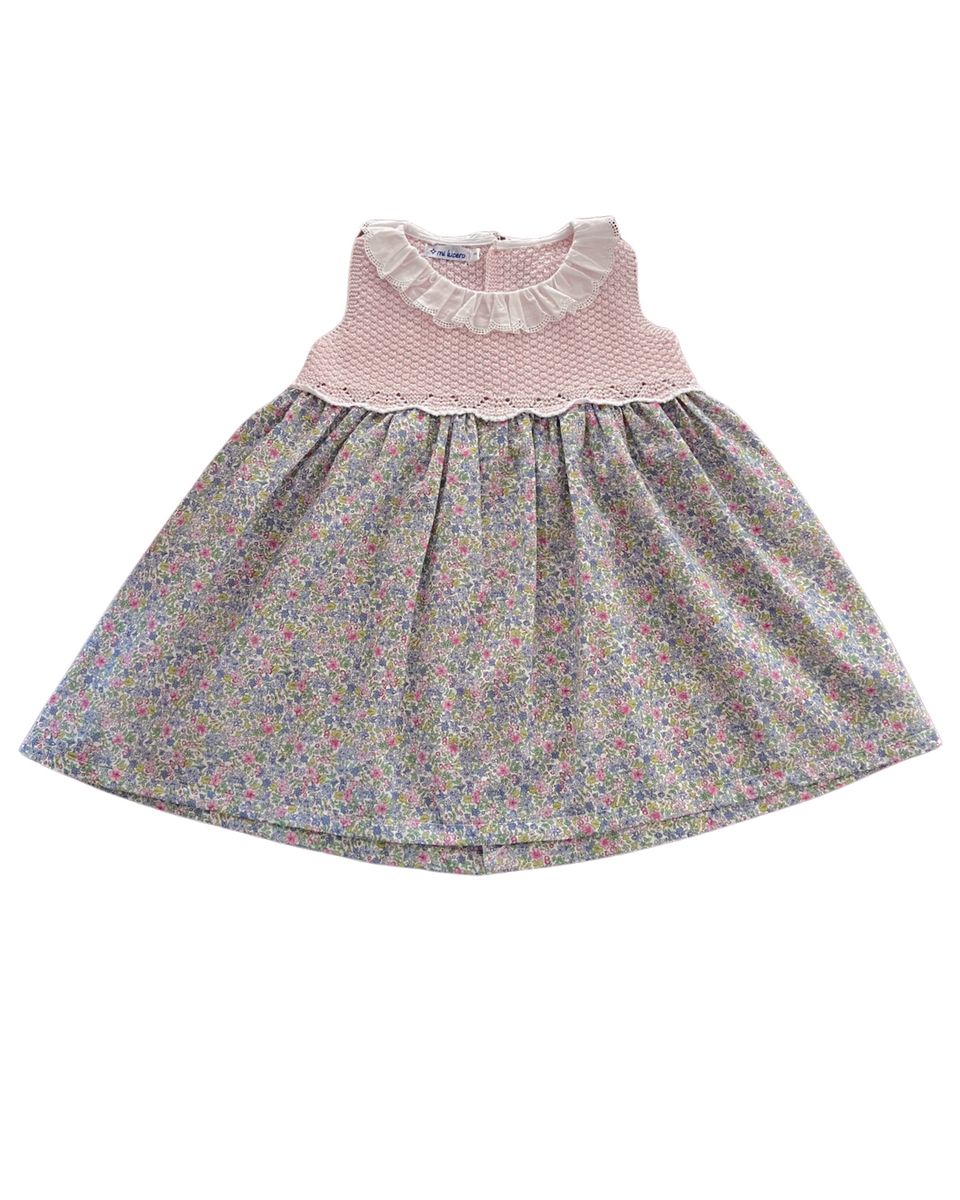 Knit Ruffle Floral Dress