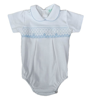 Eden Boys Smocked Romper