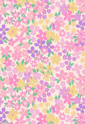 Emma Floral Purple Melissa Short