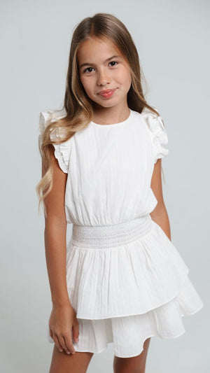 Marigot Dress in White