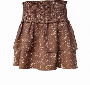 Brown Sugar Blooms Scottie Skirt