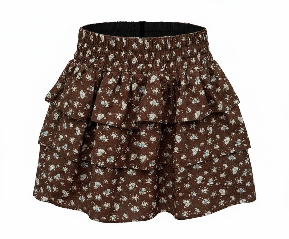 Espresso Bouquets Abby Skort