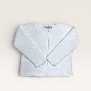 White Single Button Cardigan