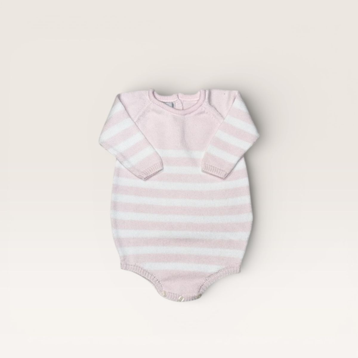 White/Pink Striped Bubble