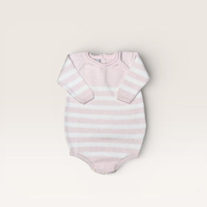 White/Pink Striped Bubble