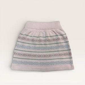 Pink Fair Isle Skirt