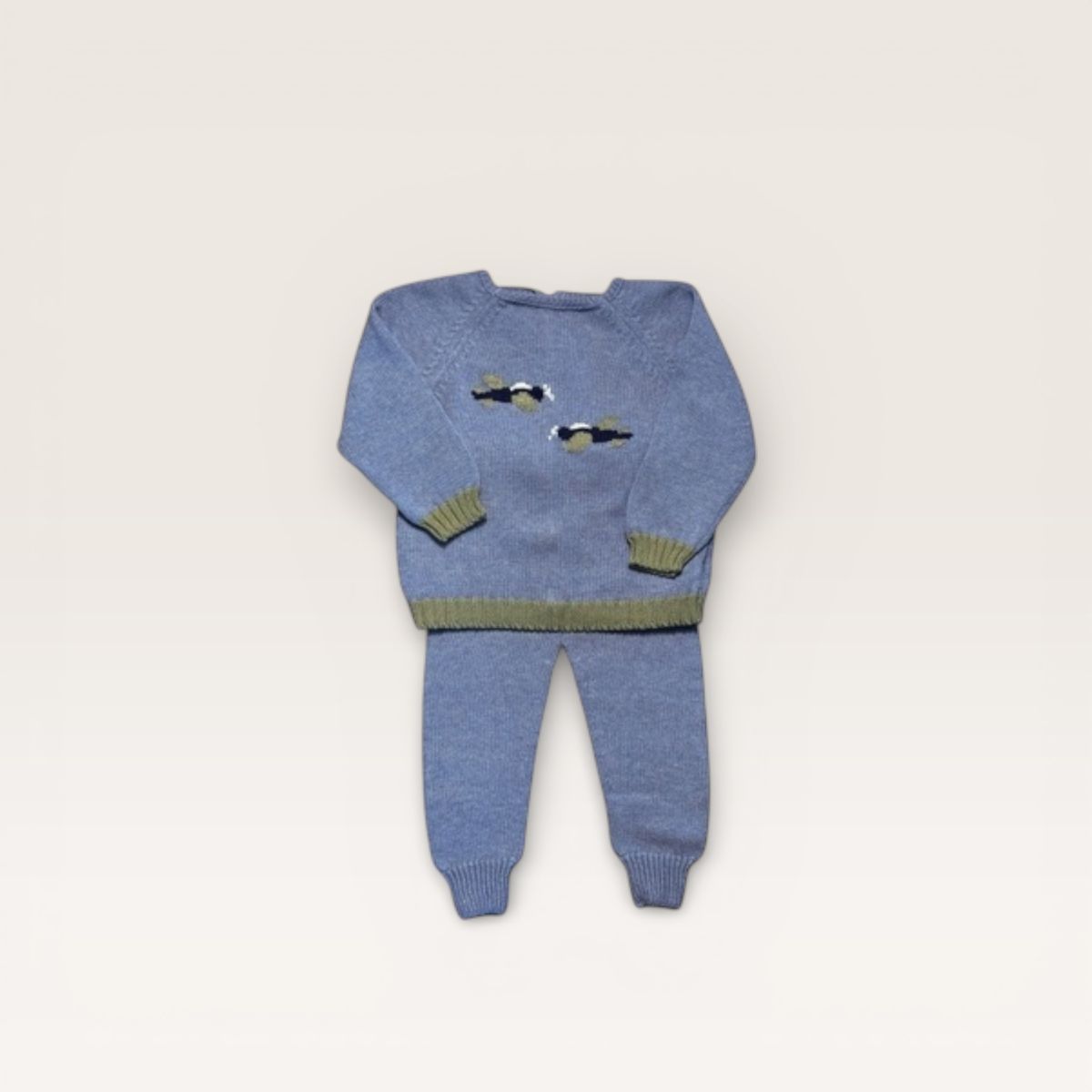 Airplane Jogger Knit Set