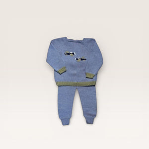 Airplane Jogger Knit Set
