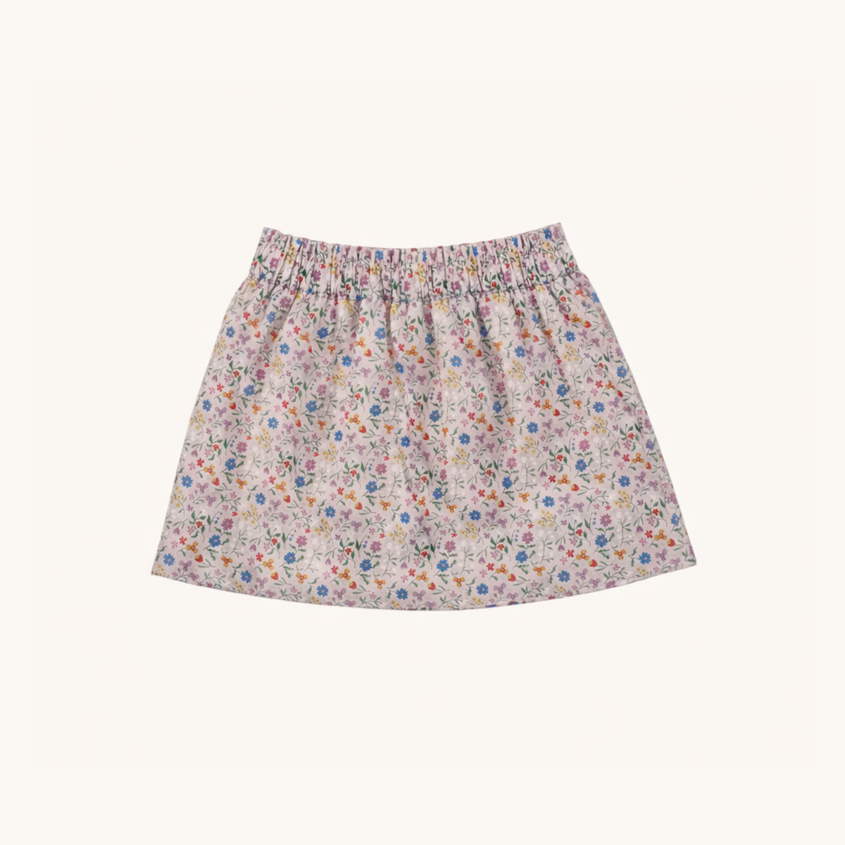 Quilted Floral Skirt