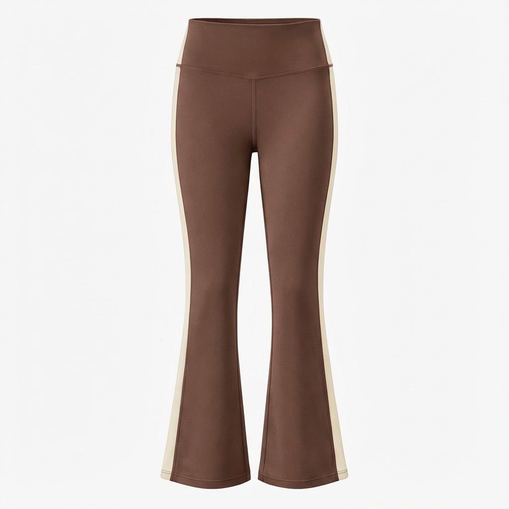 Brown/Cream Lollie Flare Leggings