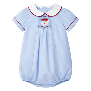 Blue Cord Santa Stuart Smock Bubble