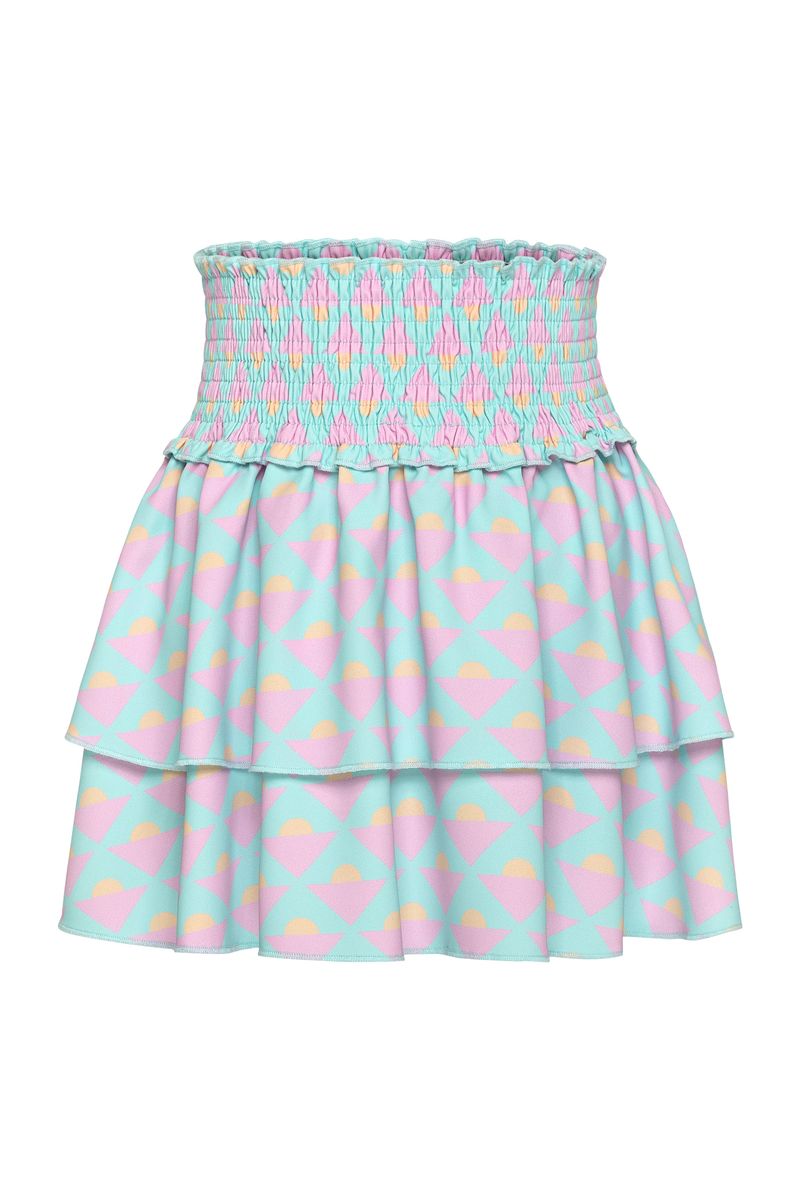 Scottie Abstract Horizon Skirt