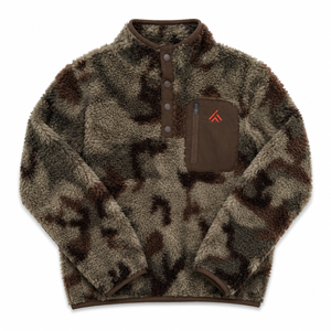 Camouflage Sherpa Snap Jacket
