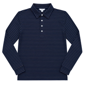 Wharf Blue Mariner LS Polo