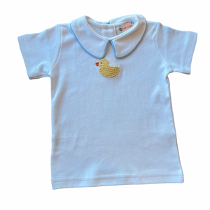 Duckling Crochet Peter Pan Collar Top