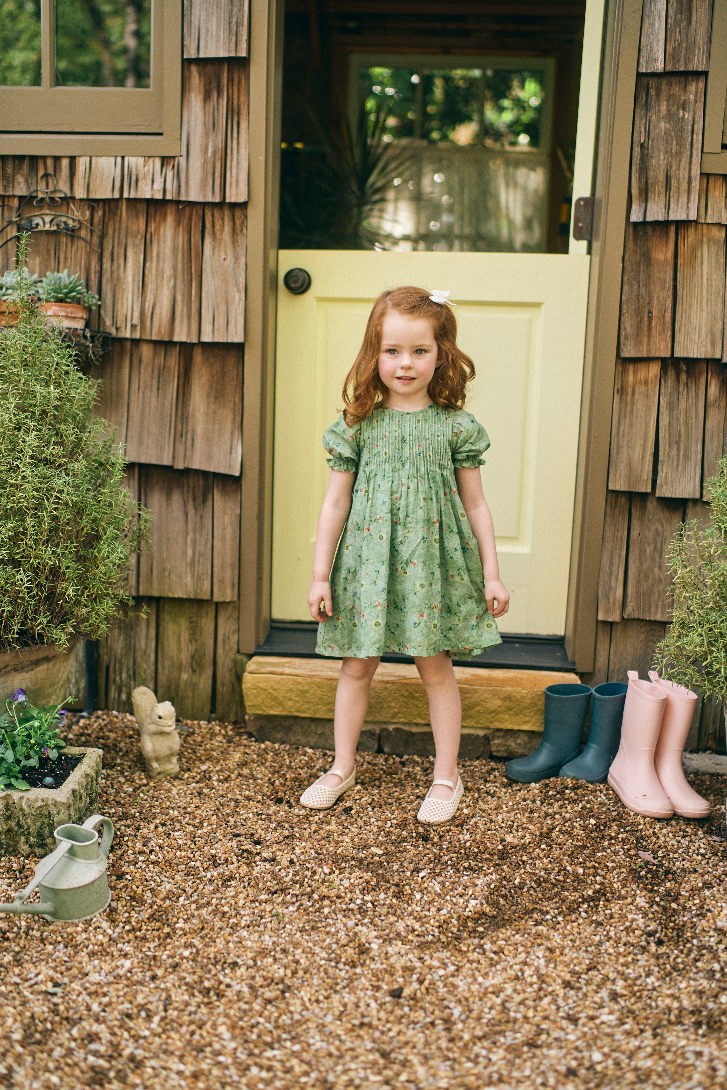 Lottie Dress - Whimsical Meadow (Big Kid)