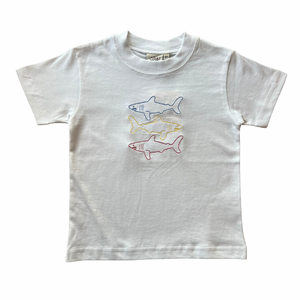 3 Primary Color Shark SS Tee